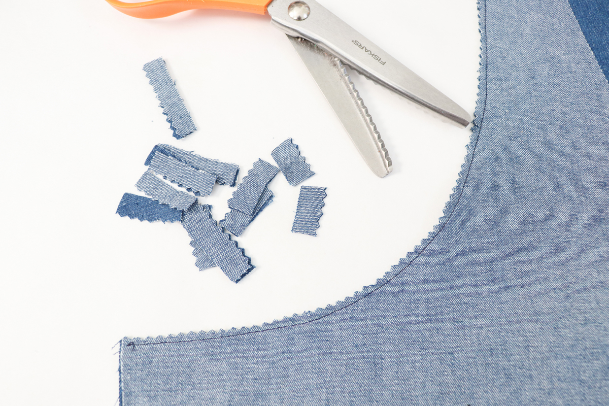 how to sew the pockets on the Brumby skirt by Megan Nielsen Patterns