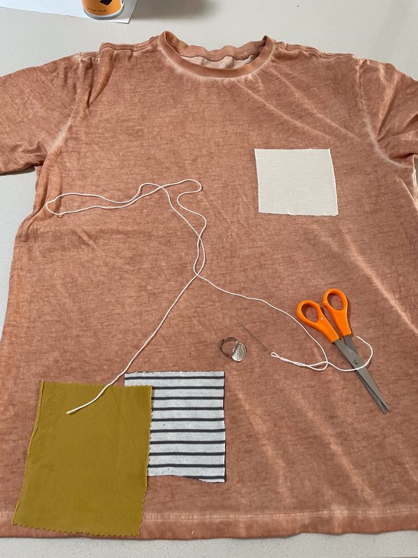 Repairing a ripped tee with Sashiko | Megan Nielsen Patterns Blog