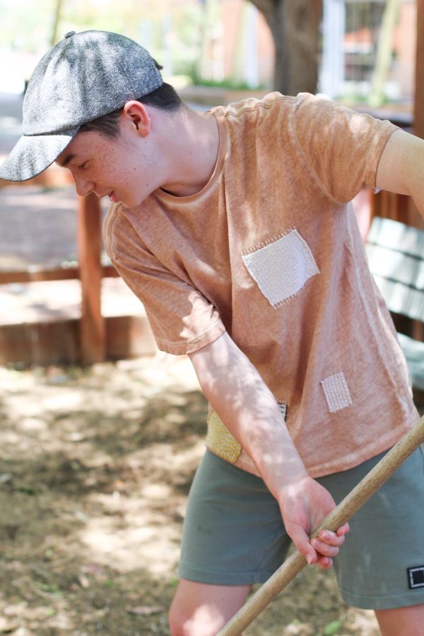 Repairing a ripped tee with Sashiko | Megan Nielsen Patterns Blog