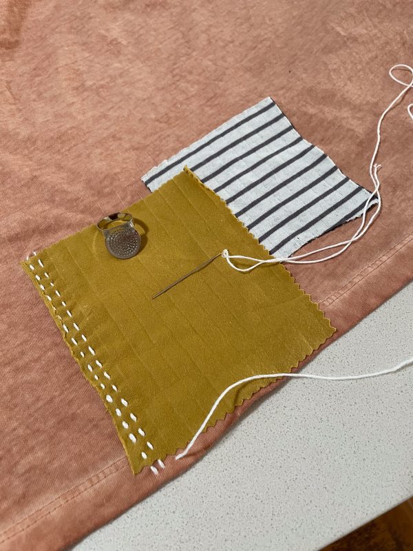 Repairing a ripped tee with Sashiko | Megan Nielsen Patterns Blog