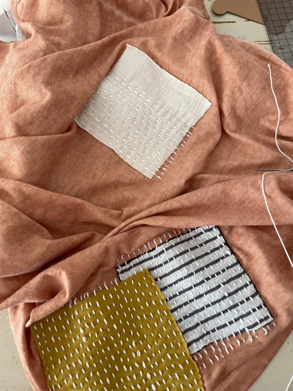 Repairing a ripped tee with Sashiko | Megan Nielsen Patterns Blog