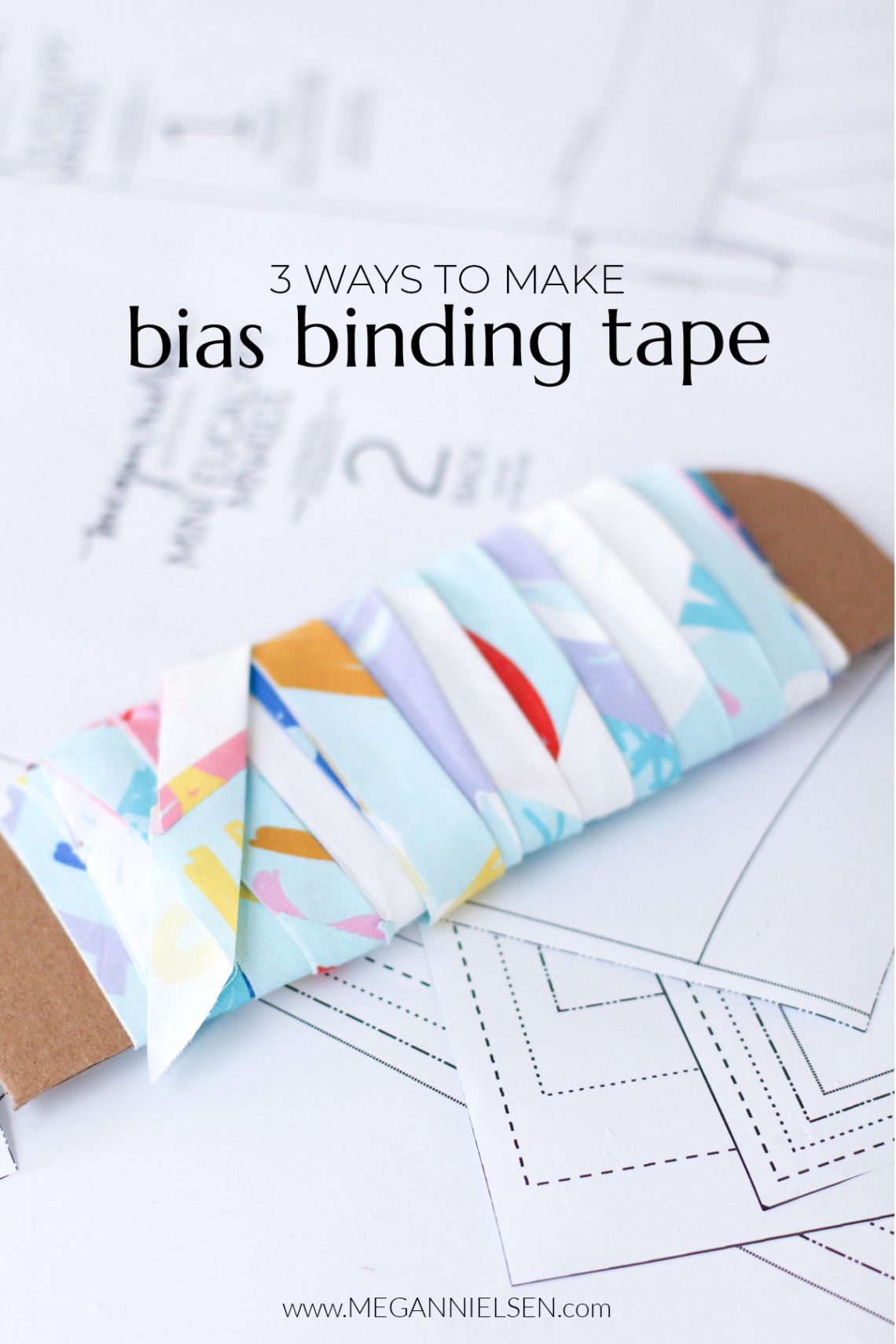 Three ways to make Bias Binding Tape | Megan Nielsen Patterns Blog