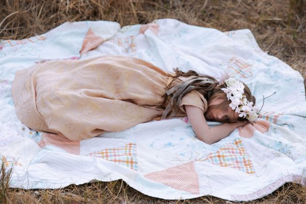 Birdie's silk brocade Mini Protea formal gown | Megan Nielsen Patterns Blog