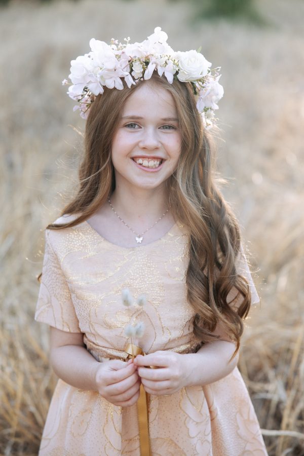Birdie's silk brocade Mini Protea formal gown | Megan Nielsen Patterns Blog