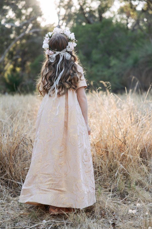 Birdie's silk brocade Mini Protea formal gown | Megan Nielsen Patterns Blog