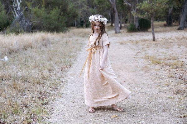 Birdie's silk brocade Mini Protea formal gown | Megan Nielsen Patterns Blog