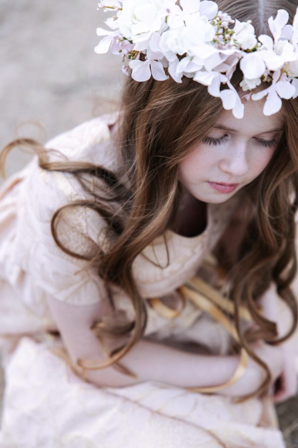 Birdie's silk brocade Mini Protea formal gown | Megan Nielsen Patterns Blog