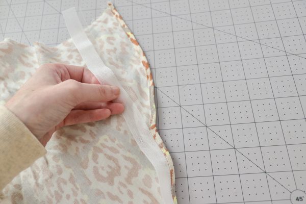 how to sew a ban-roll hem on the Cascade Skirt by Megan Nielsen Patterns