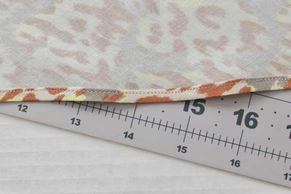 how to sew a ban-roll hem on the Cascade Skirt by Megan Nielsen Patterns