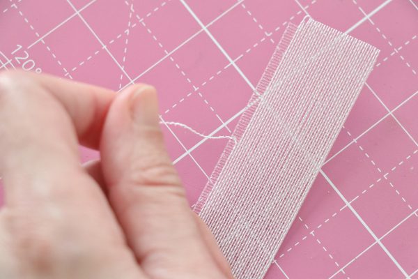 how to sew a ban-roll hem on the Cascade Skirt by Megan Nielsen Patterns