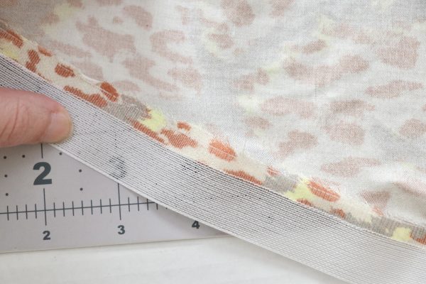 how to sew a ban-roll hem on the Cascade Skirt by Megan Nielsen Patterns