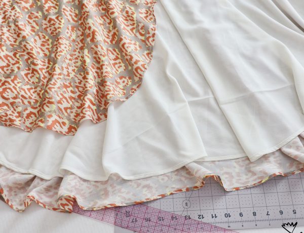 how to sew a lining in the Cascade Skirt by Megan Nielsen Patterns