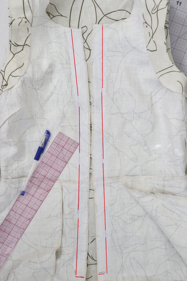 how to hack a zipper front on the Durban jumpsuit by Megan Nielsen Patterns