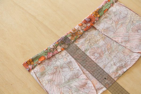 Sewing the waistband elastic casing | Megan Nielsen 3 tier Protea skirt tutorial