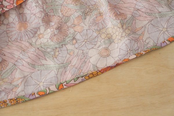 Simple turned hem | Megan Nielsen Patterns 3 tier skirt tutorial