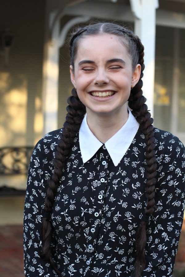 Wednesday Addams costume Megan Nielsen Blog