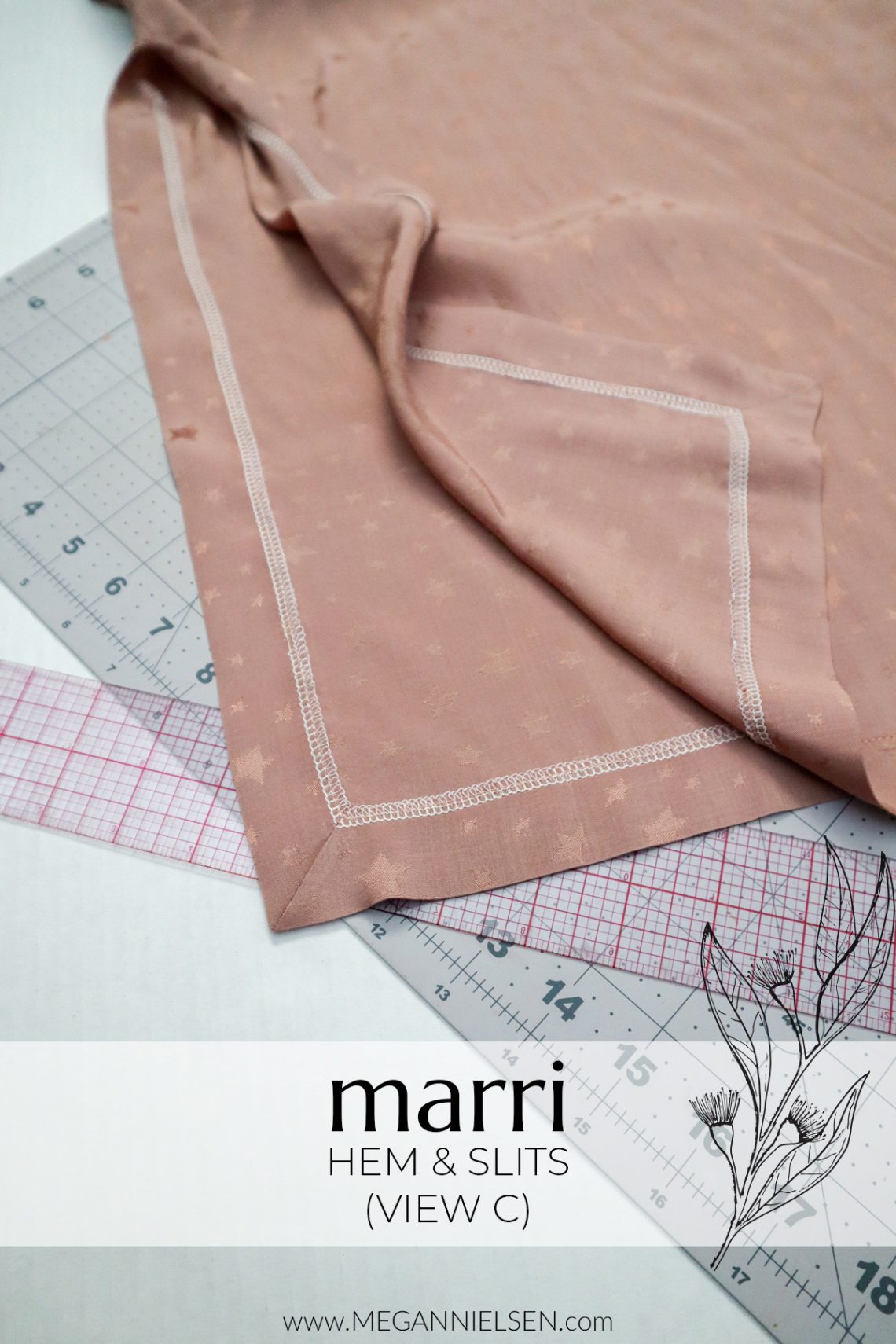 Marri Sewalong View C Hem & slits