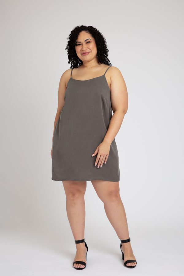 Megan Nielsen Marri dress, View B worn as a party dress