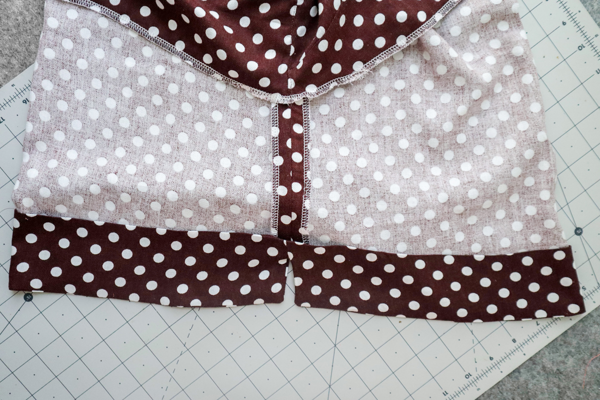 how to sew the cami hem facing on the Marri sewing pattern by Megan Nielsen Patterns