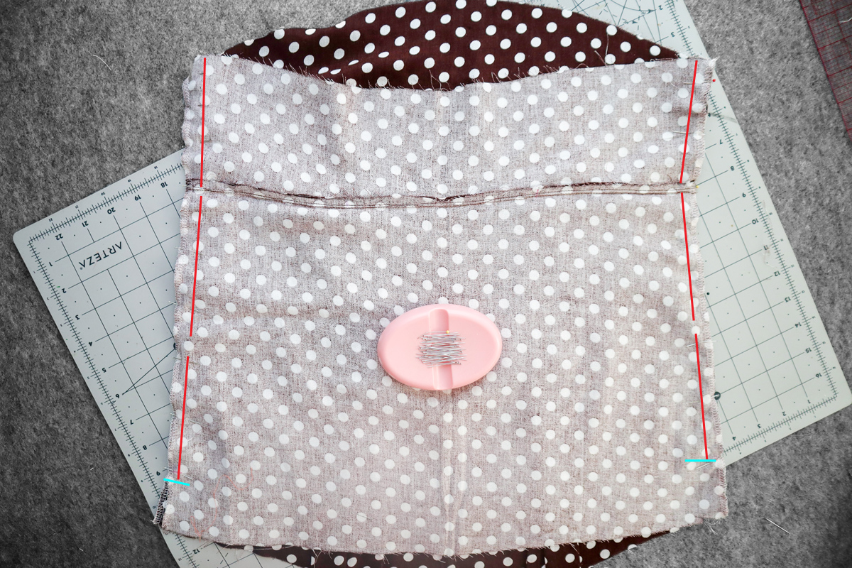 how to sew view A of the Marri sewing pattern by Megan Nielsen Patterns