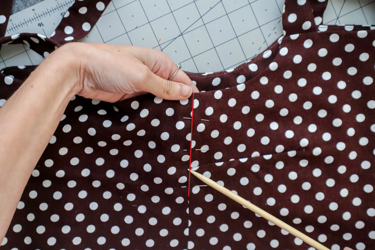 how to sew view A of the Marri sewing pattern by Megan Nielsen Patterns