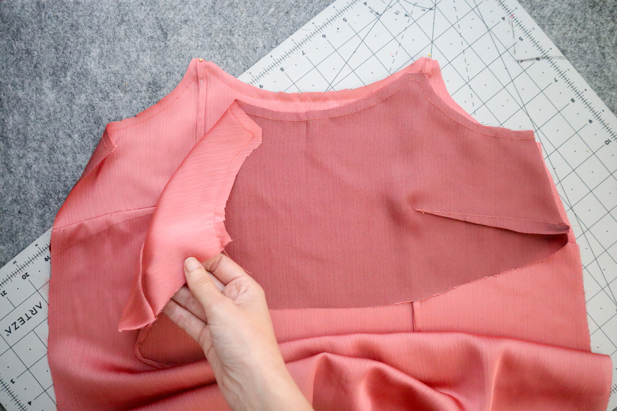 how to sew view B of the Marri sewing pattern by Megan Nielsen Patterns