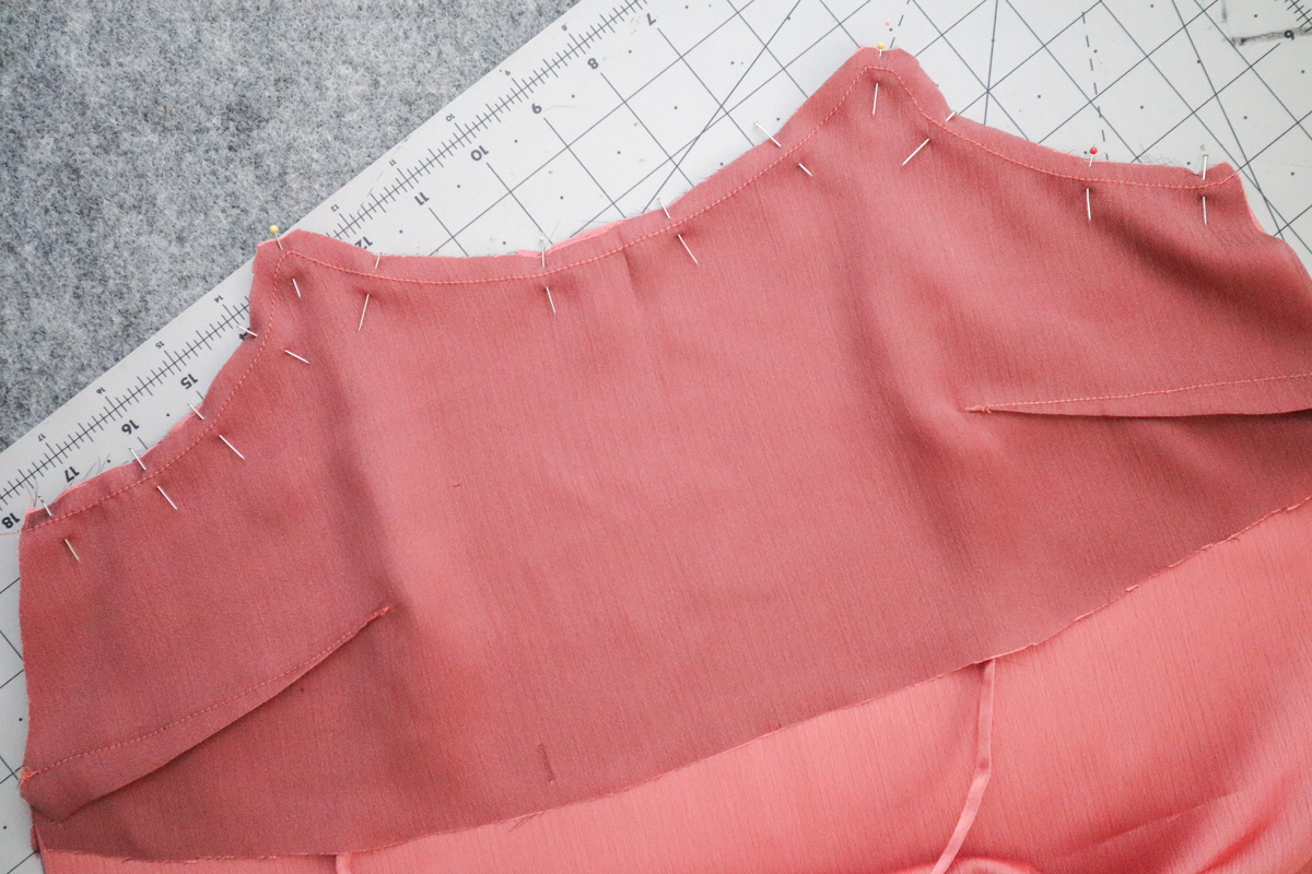 how to sew view B of the Marri sewing pattern by Megan Nielsen Patterns