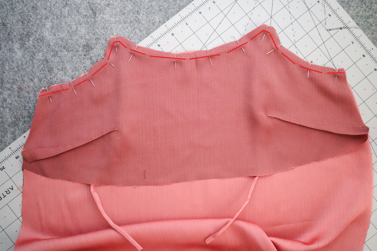 how to sew view B of the Marri sewing pattern by Megan Nielsen Patterns