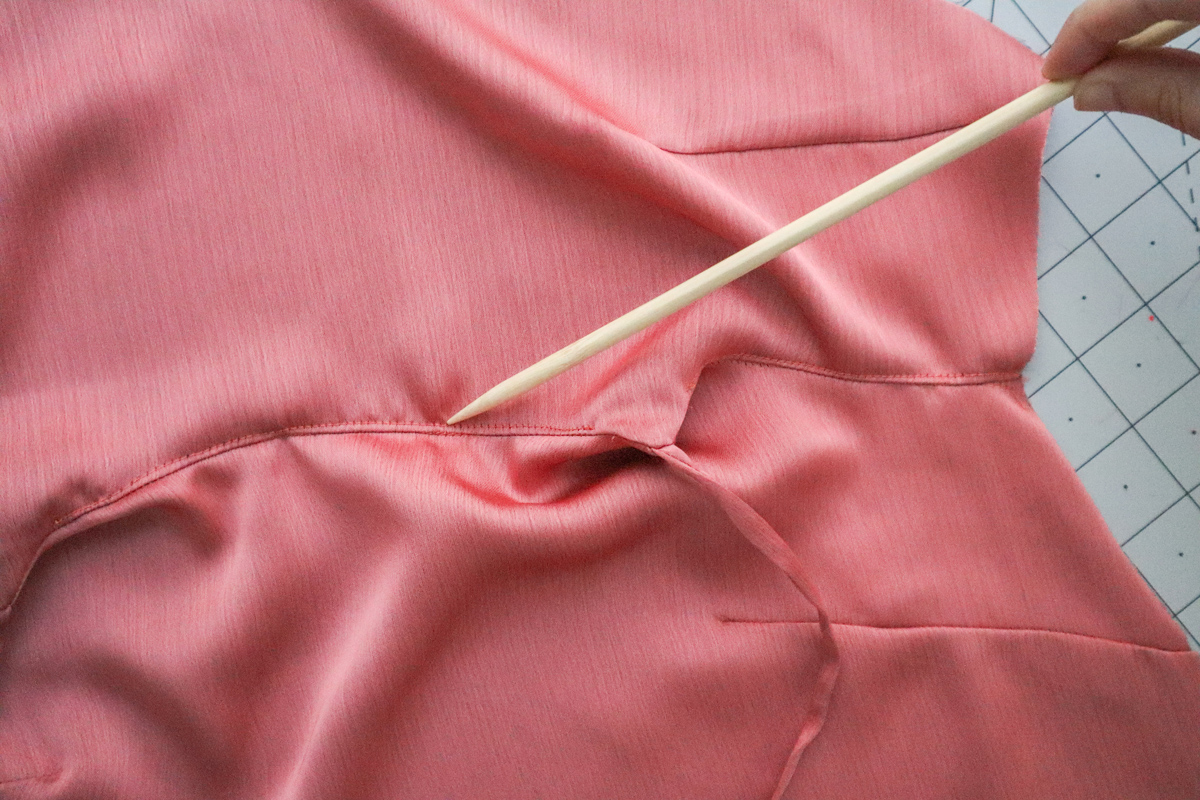 how to sew view B of the Marri sewing pattern by Megan Nielsen Patterns