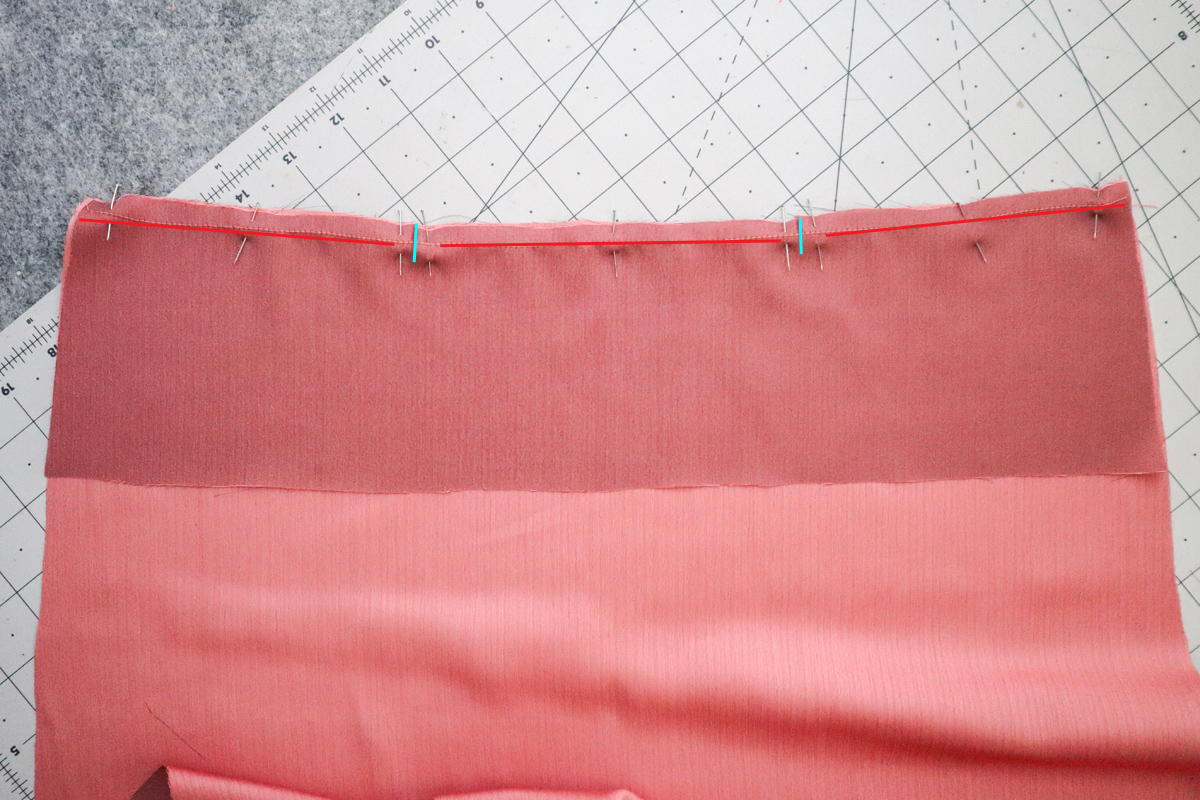 how to sew view B of the Marri sewing pattern by Megan Nielsen Patterns