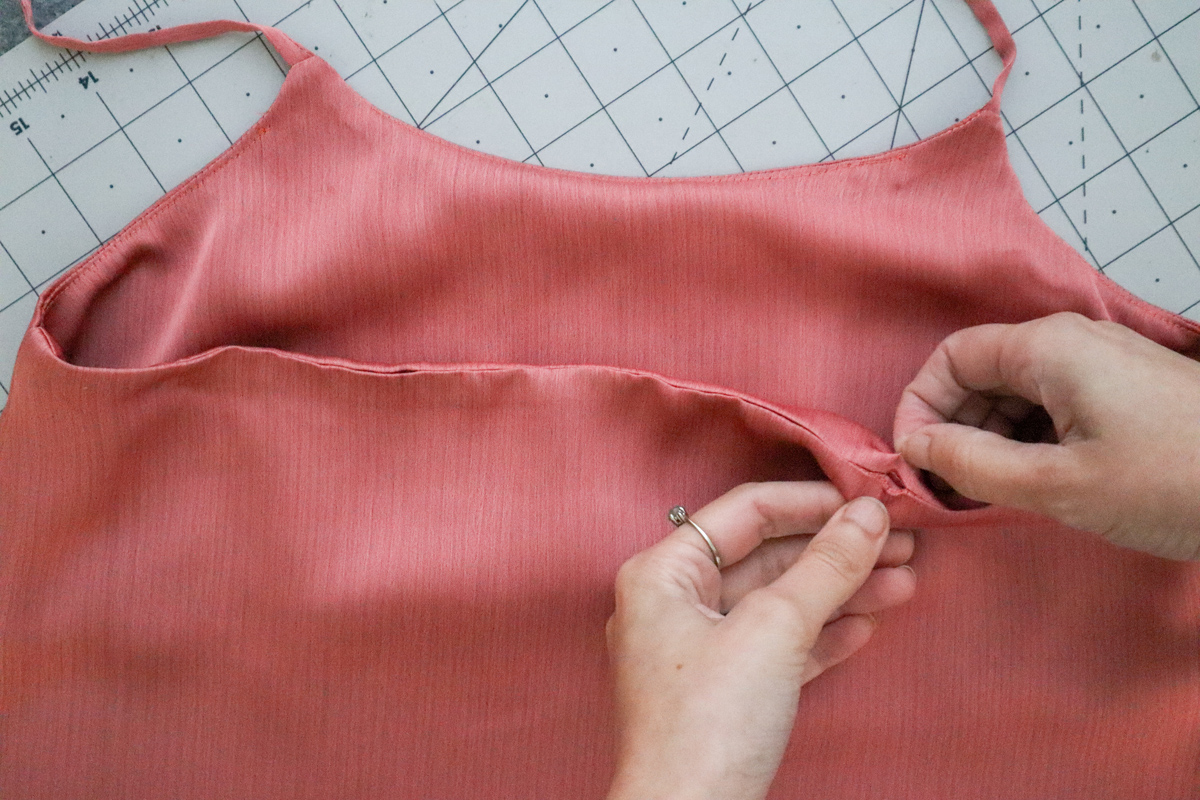 how to sew view B of the Marri sewing pattern by Megan Nielsen Patterns