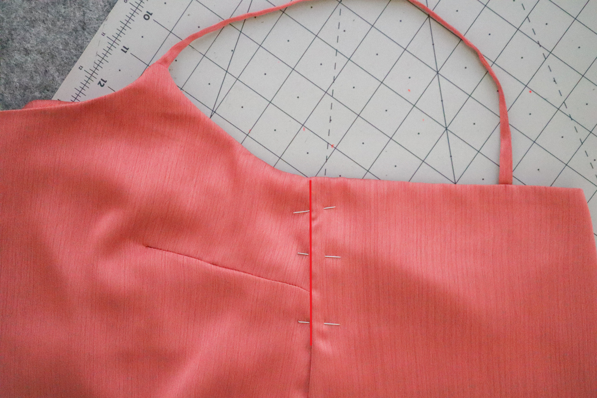 how to sew view B of the Marri sewing pattern by Megan Nielsen Patterns