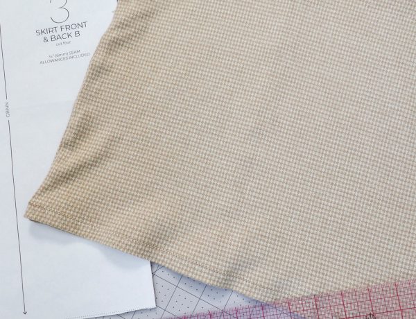 How to remove the centre seam from View B