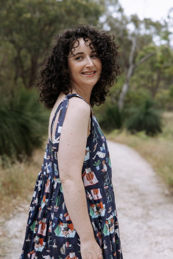 Megan Nielsen Marri cami and Protea dress mashup!
