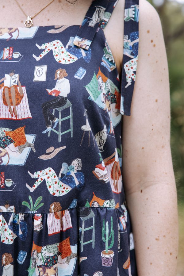 Megan Nielsen Marri cami and Protea dress mashup!