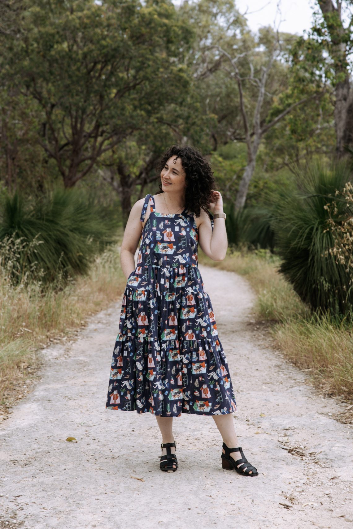 Marri camisole + Protea skirt mashup! Megan Nielsen Patterns blog