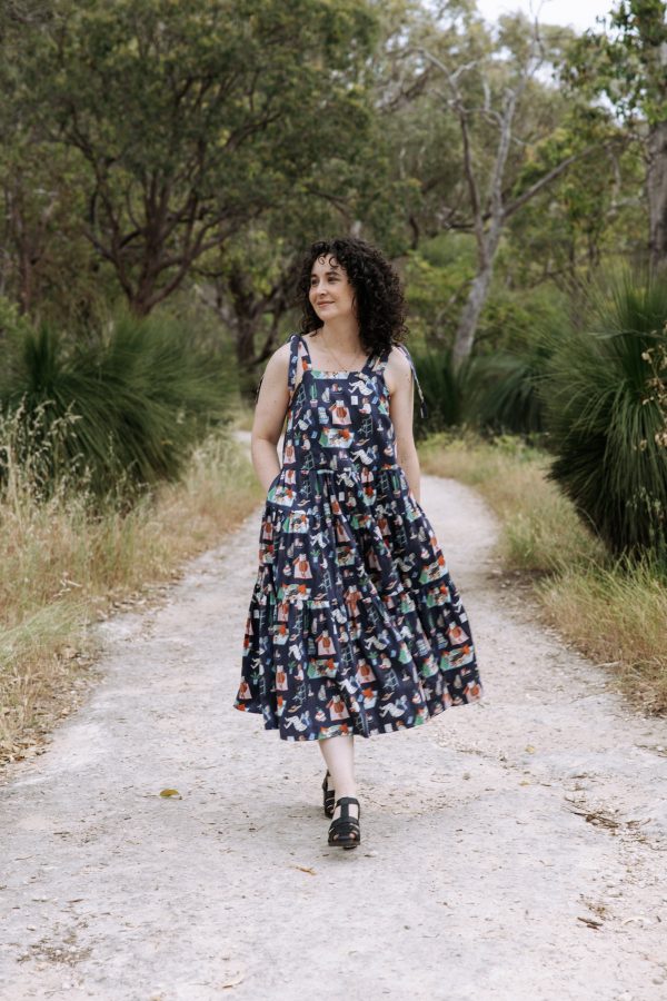 Megan Nielsen Patterns tiered Marri dress tutorial