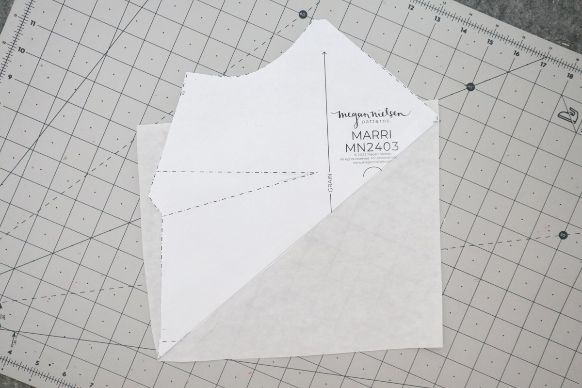 how to hack a colorblocked version of the Marri slip dress by Megan Nielsen Patterns