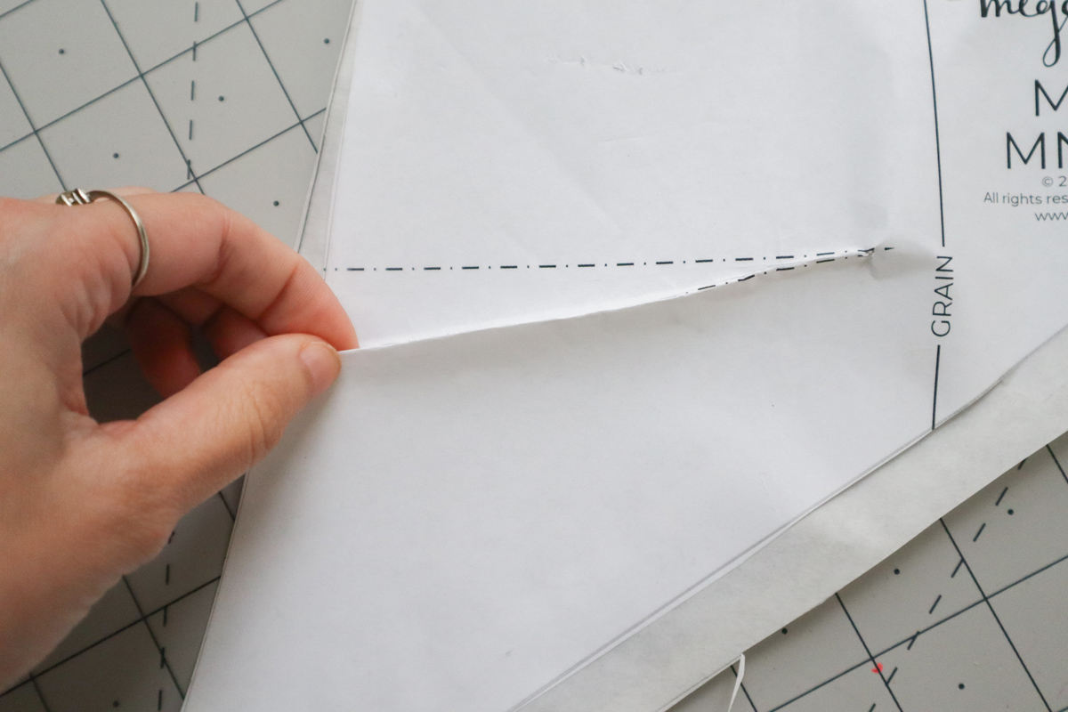 how to hack a colorblocked version of the Marri slip dress by Megan Nielsen Patterns