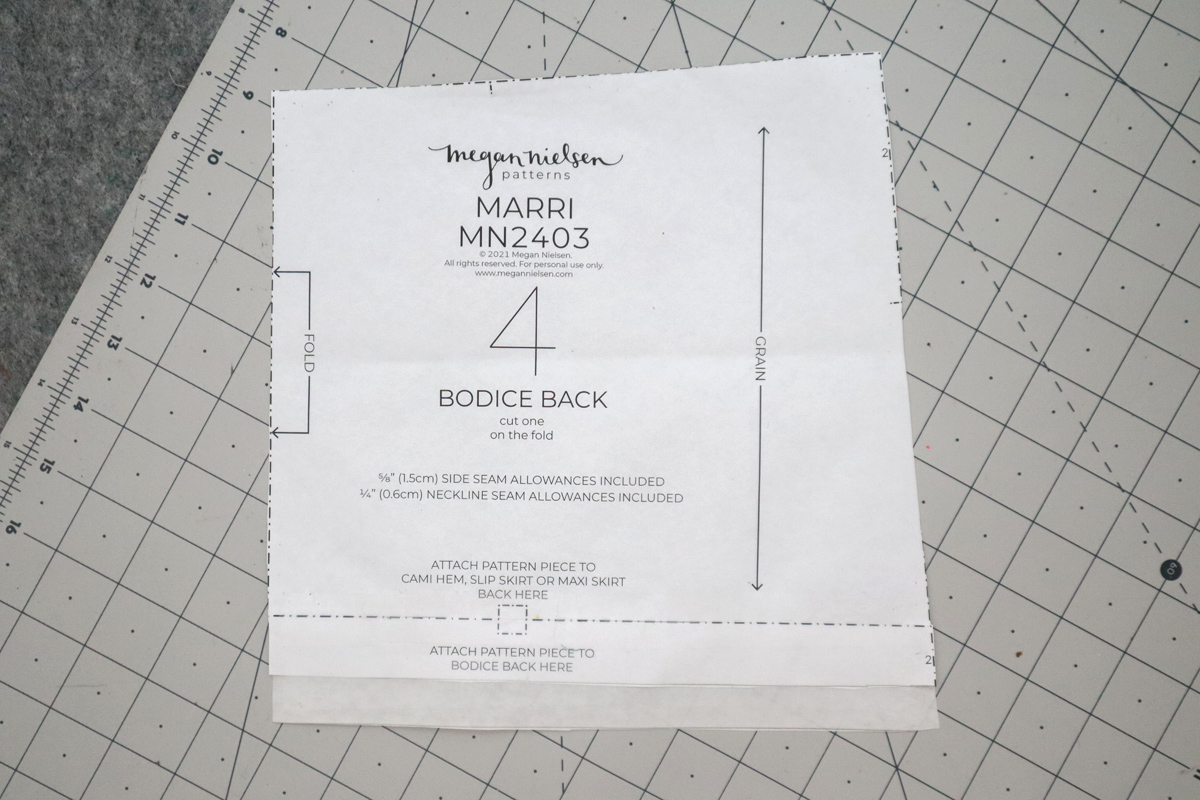 how to hack a colorblocked version of the Marri slip dress by Megan Nielsen Patterns