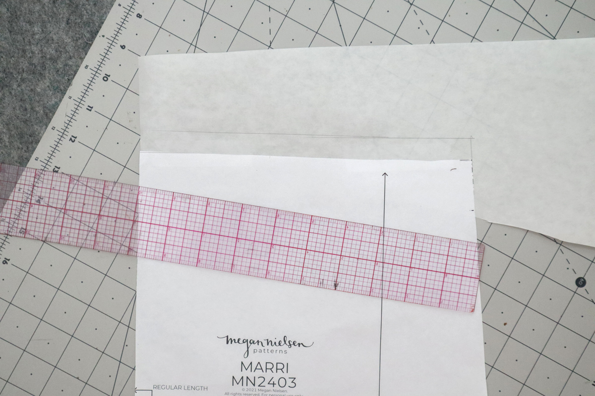 how to hack a colorblocked version of the Marri slip dress by Megan Nielsen Patterns