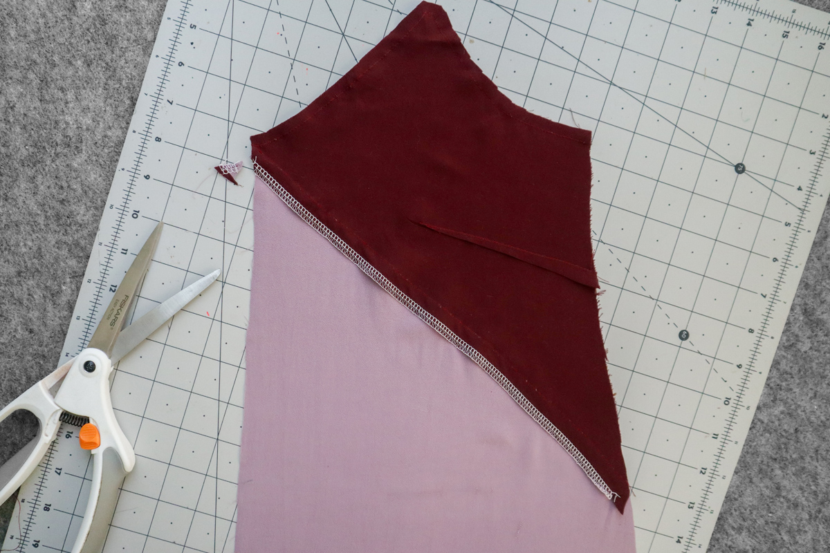 how to hack a colorblocked version of the Marri slip dress by Megan Nielsen Patterns