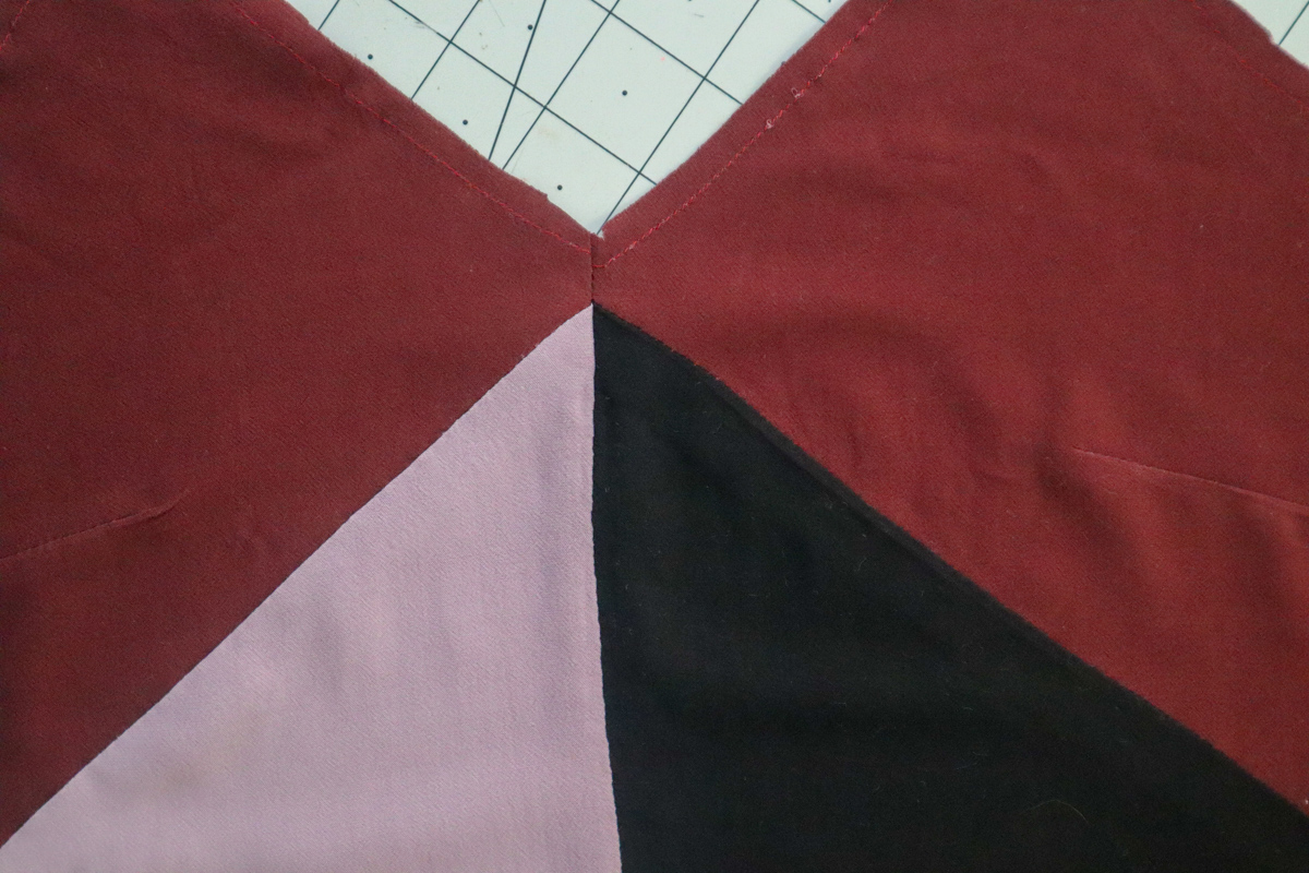 how to hack a colorblocked version of the Marri slip dress by Megan Nielsen Patterns