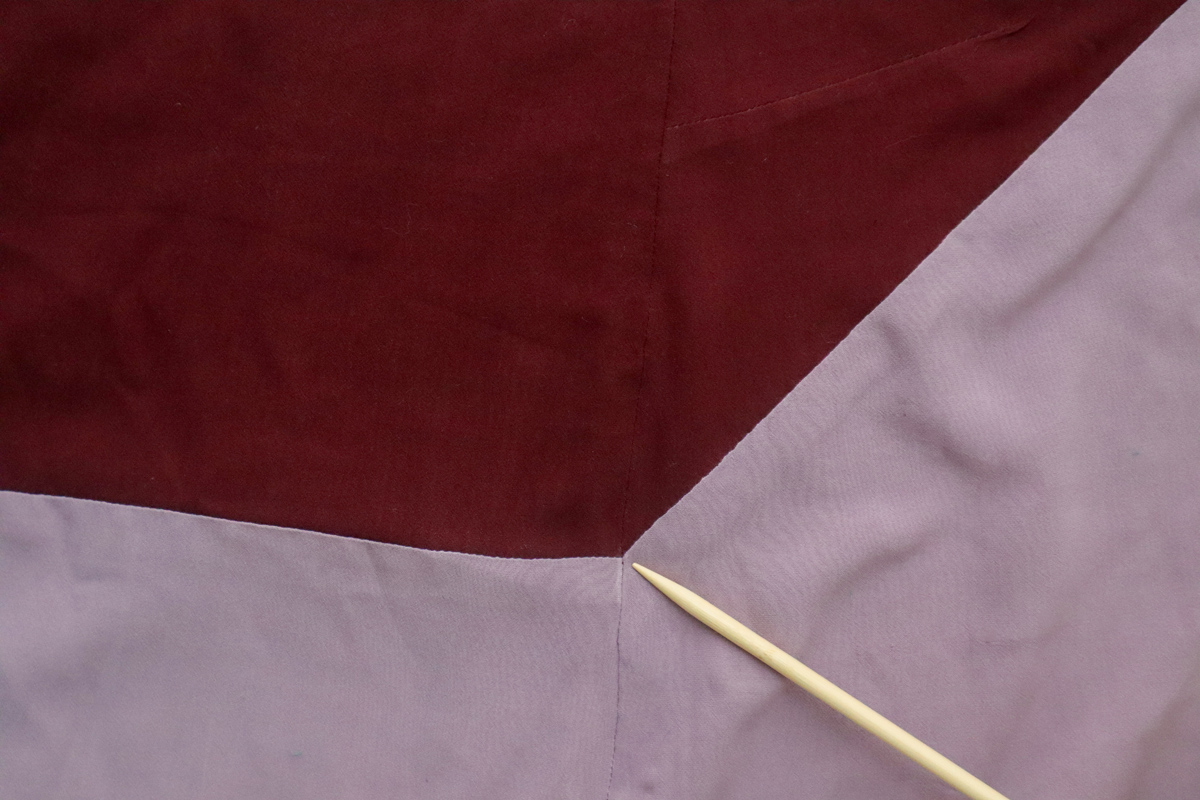 how to hack a colorblocked version of the Marri slip dress by Megan Nielsen Patterns