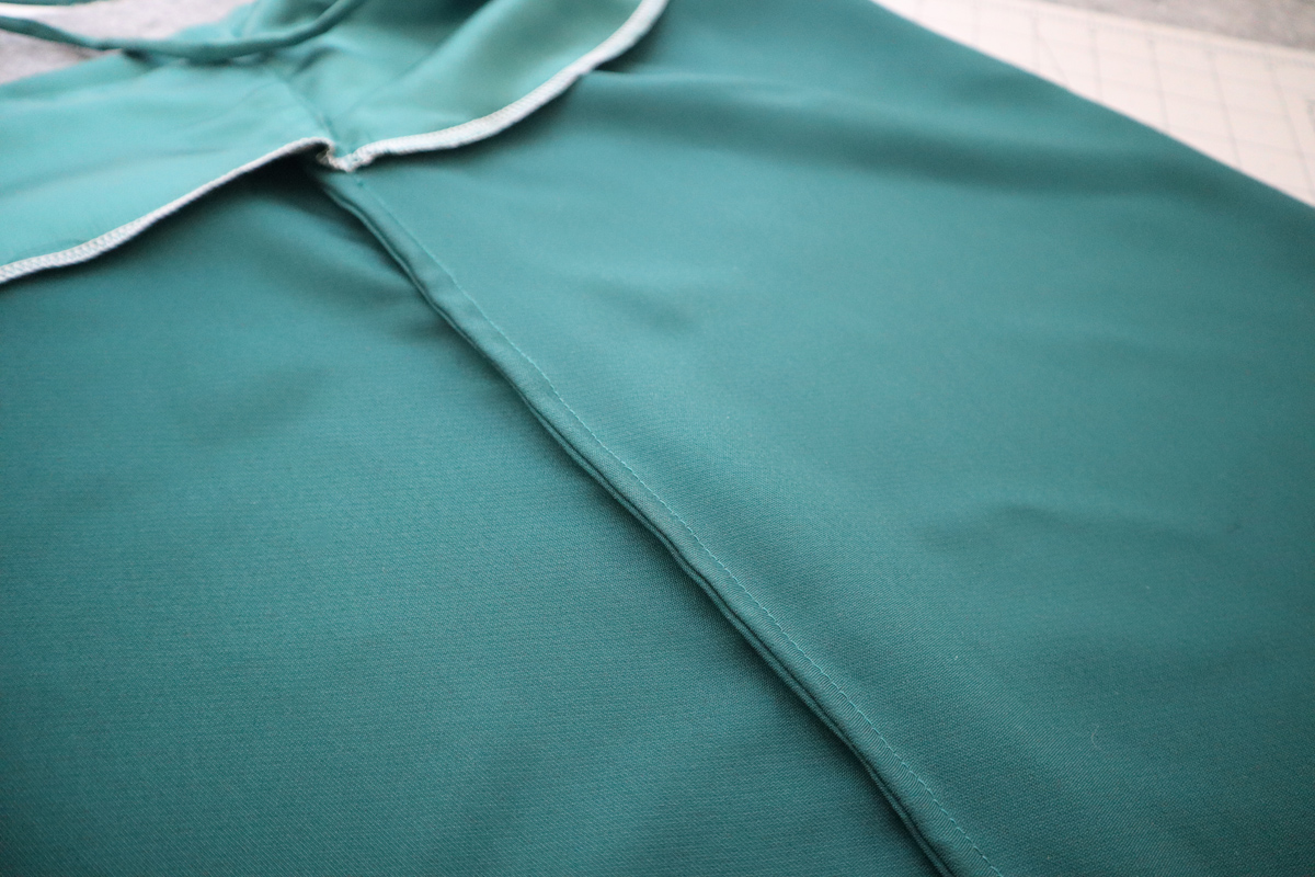 how to sew french seams on the Marri sewing pattern by Megan Nielsen Patterns