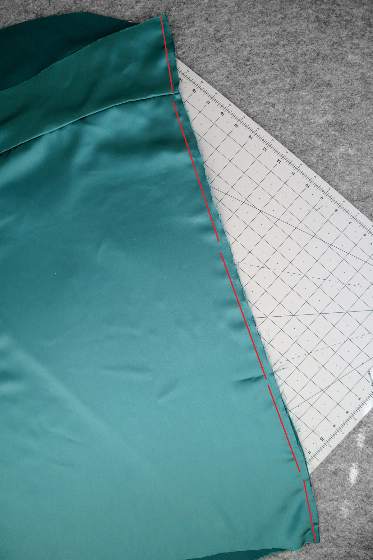 how to sew french seams on the Marri sewing pattern by Megan Nielsen Patterns