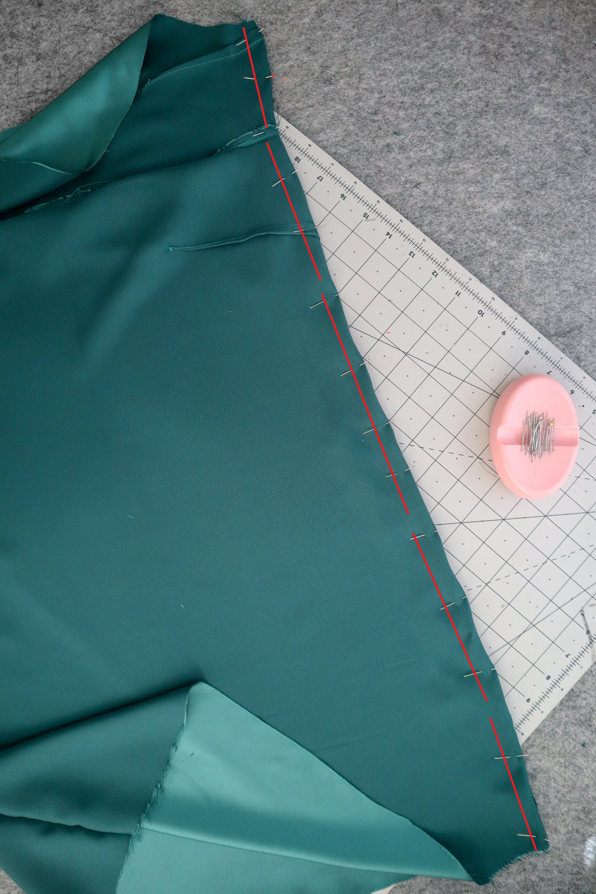 how to sew french seams on the Marri sewing pattern by Megan Nielsen Patterns