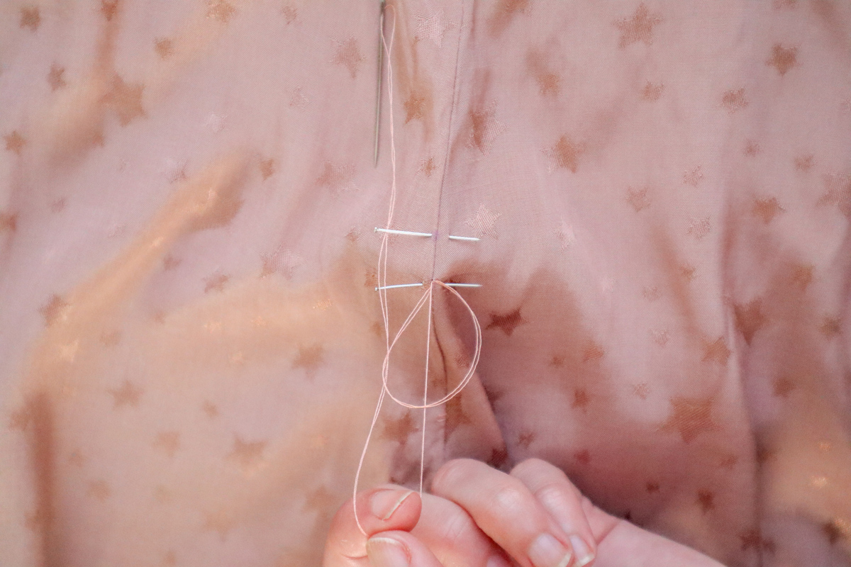 how to make a belt and thread loops for the Marri sewing pattern by Megan Nielsen Patterns
