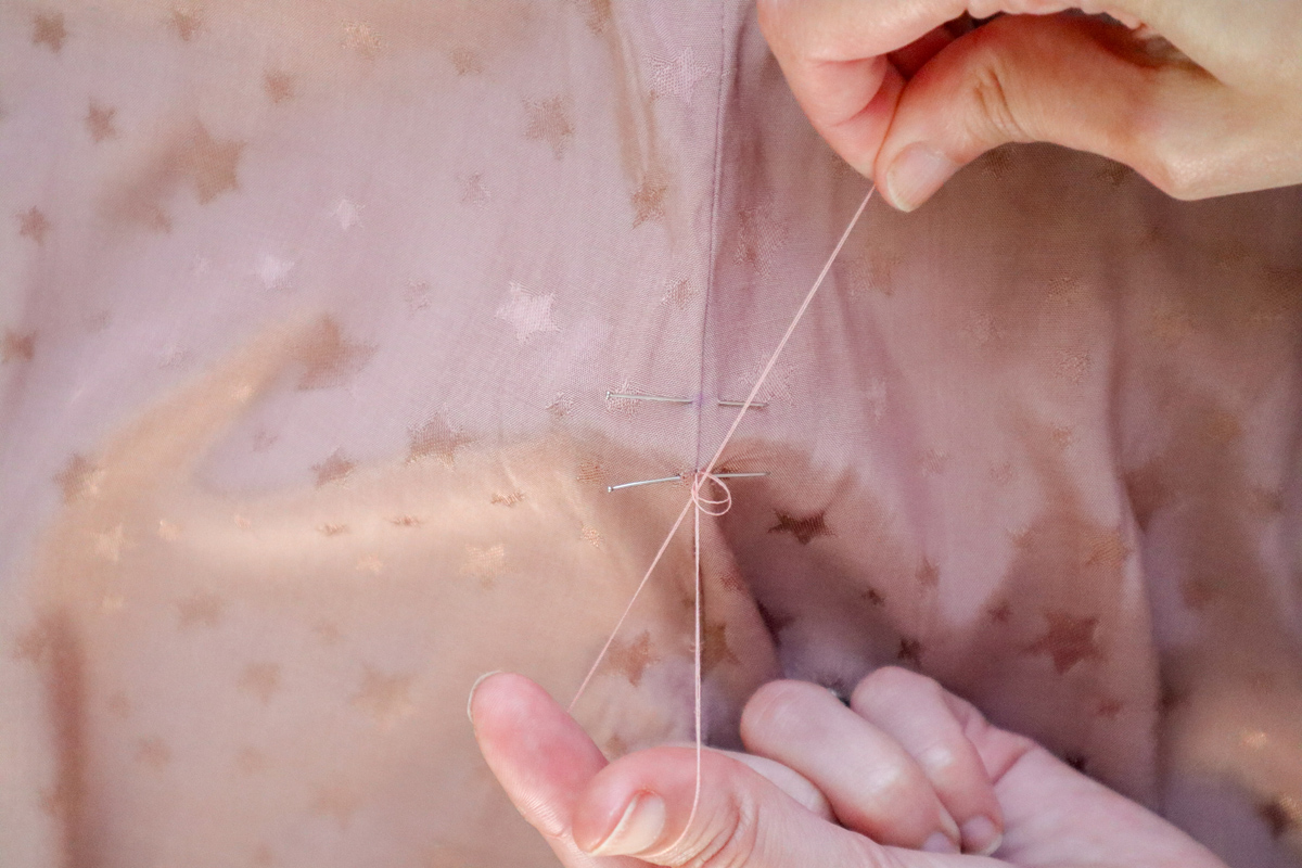 how to make a belt and thread loops for the Marri sewing pattern by Megan Nielsen Patterns